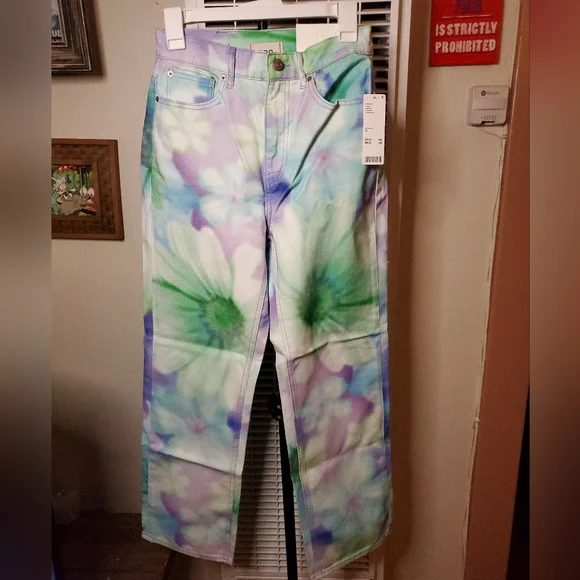 Urban Outfitters Flower Tie-Dye BDG Cowboy Jeans - Picture 2 of 7
